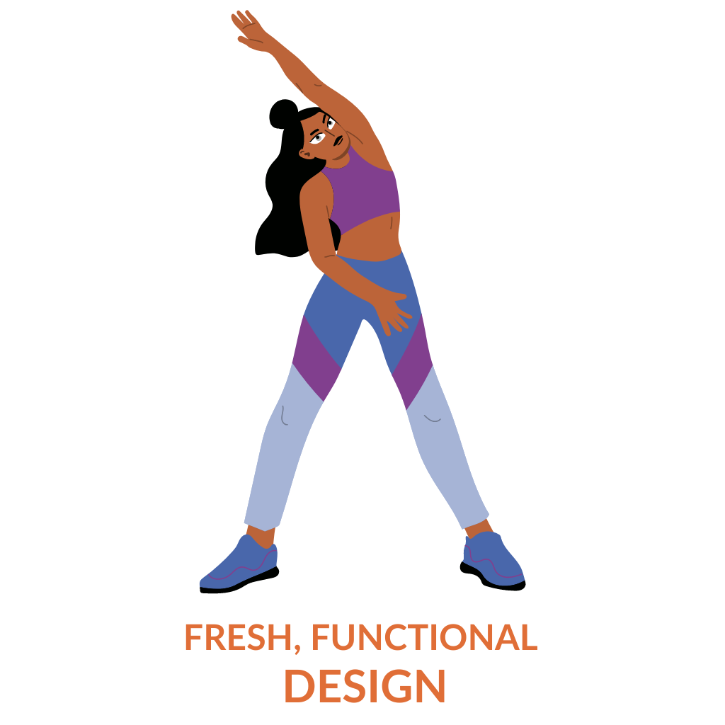 functional design for girls high performance activewear